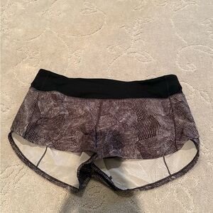 Lululemon Black and Gray Shorts